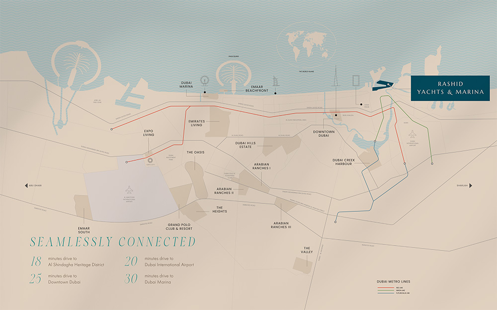 Sera 2 by Emaar at Rashid Yachts & Marina Location Image