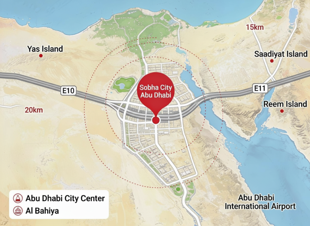 Sobha City Abu Dhabi by Sobha Location Image