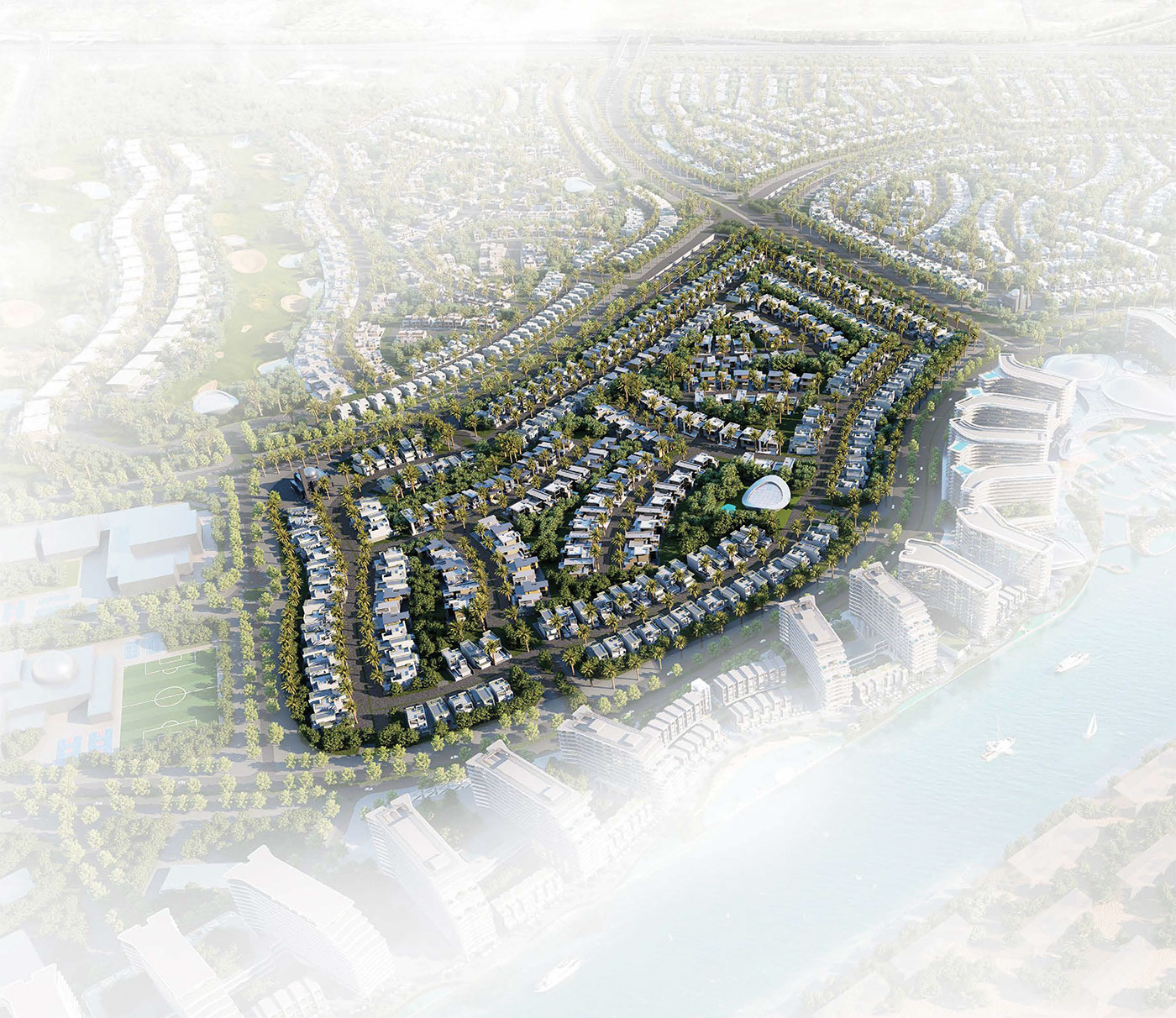 The Orchard at Sobha City, Abu Dhabi Location Image