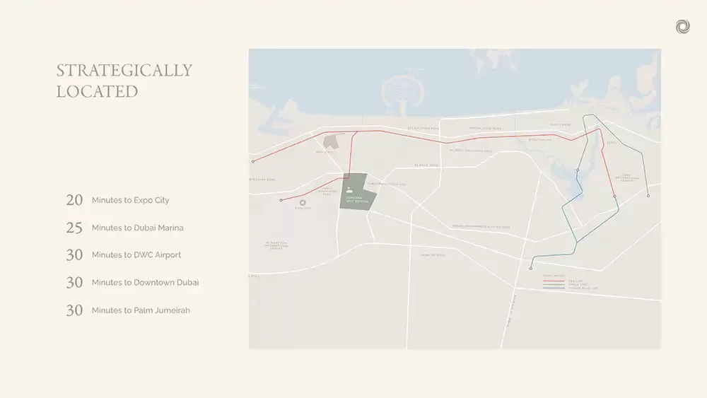 Location map of Ashwood Estates by Wasl