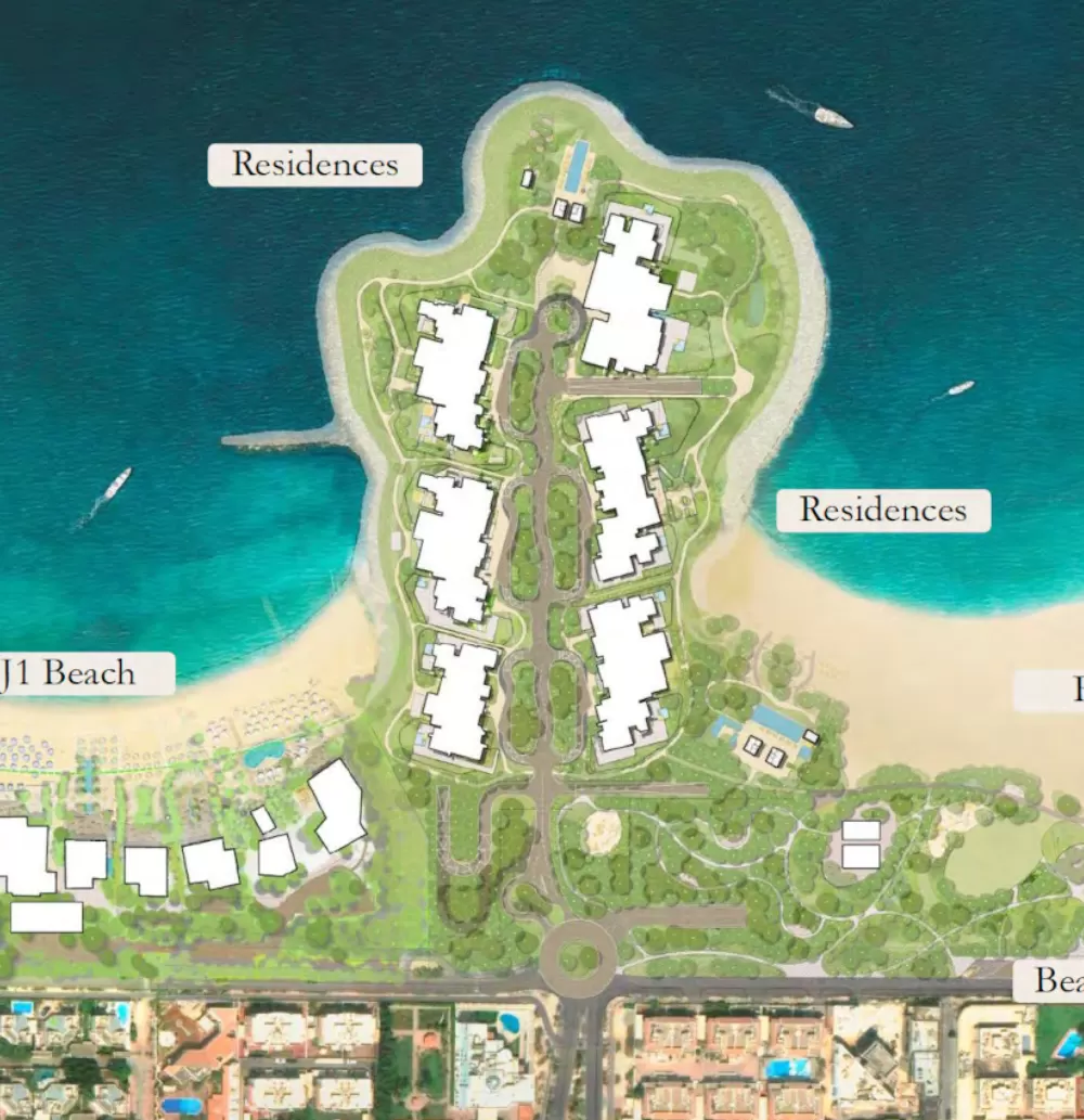 Location map of Meraas Solaya